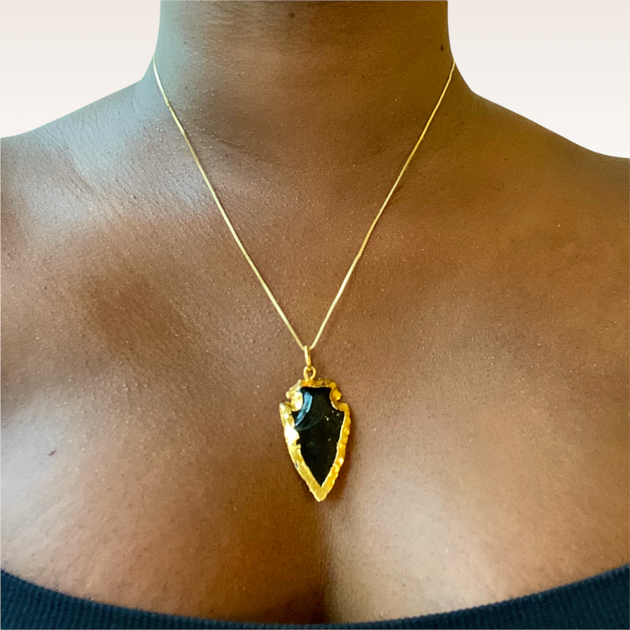 OBSIDIAN ARROWHEAD Necklace
